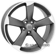 WSP Italy Audi (W567) Giasone 8.5x19 5x112 ET32 DIA 66.6 MATT GUN METAL POLISHED