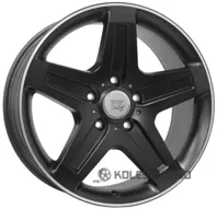 Wsp Italy Mercedes W779 Nagano 9.5x19 5x130 ET50 DIA 84.1 DULL BLACK R POLISHED