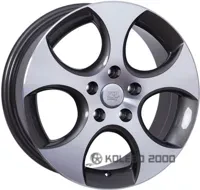 Wsp Italy Volkswagen W444 Ciprus 7.5x18 5x112 ET47 DIA 57.1 Glossy Black Lip Polished