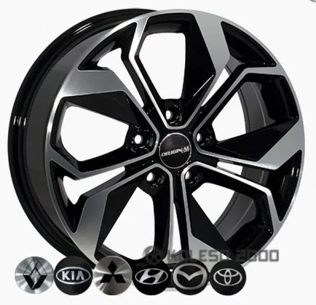 Zw BK5168 Kia Hyundai Mitsubishi Mazda 6.5x15 4x98 ET44 DIA 58.1 BP Zw BK5168 Kia Hyundai Mitsubishi Mazda 6.5x15 4x98 ET44 DIA 58.1 BP