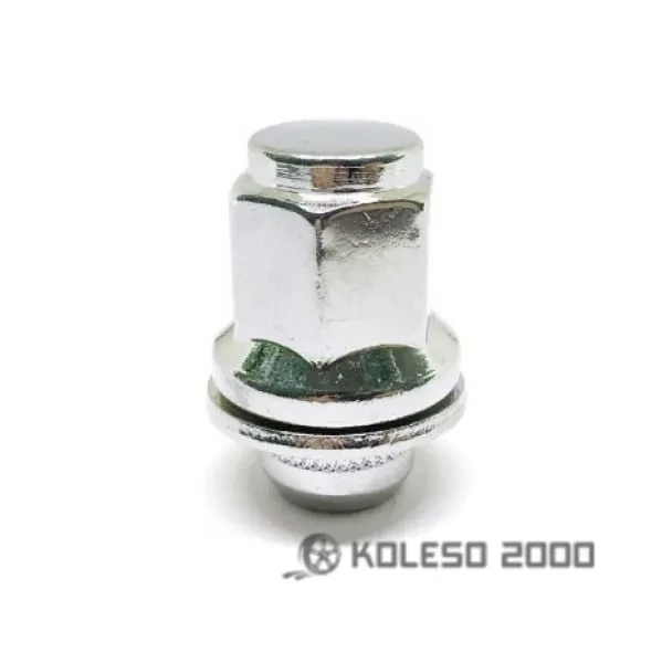 HZ 12x1.5 37.5 h=21 закр. с шайбой Chrome Китай HZ 12x1.5 37.5 h=21 закр. с шайбой Chrome Китай