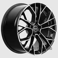 Mak STILO-D 10x21 5x112 ET19 DIA 66.45 Black Mirror