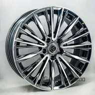 Vlf ULF10 8x18 5x114.3 ET38 DIA 73.1 Black vacuum chrome