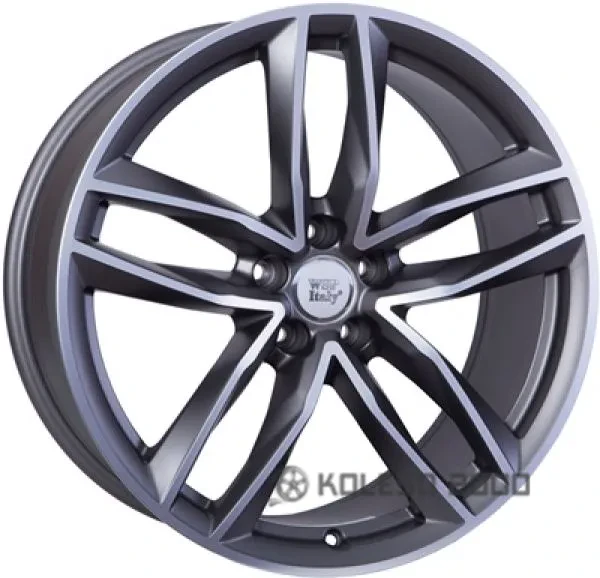 WSP Italy Audi (W570) Penelope 9x20 5x112 ET37 DIA 66.6 MATT GUN METAL POLISHED WSP Italy Audi (W570) Penelope 9x20 5x112 ET37 DIA 66.6 MATT GUN METAL POLISHED