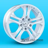 Replica Mercedes A-R393 9x20 5x130 ET45 DIA 84.1 silver