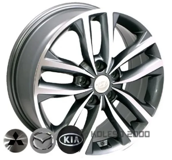 ZW BK846 Kia Hyundai Mitsubishi Mazda 7x17 5x114.3 ET45 DIA 67.1 GP ZW BK846 Kia Hyundai Mitsubishi Mazda 7x17 5x114.3 ET45 DIA 67.1 GP