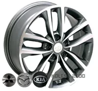 ZW BK846 Kia Hyundai Mitsubishi Mazda 7x17 5x114.3 ET45 DIA 67.1 GP