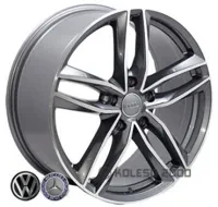 ZW BK690 Audi Mercedes 7.5x17 5x112 ET42 DIA 66.6 GP