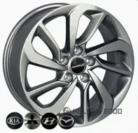 Zf TL0417 Hyundai Kia Mazda Mitsubishi 7x17 5x114.3 ET51 DIA 67.1 DARK SILVER