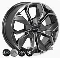 Zw 6362 Kia Hyundai Toyota Peugeot 6.5x15 4x100 ET38 DIA 67.1 MK-P