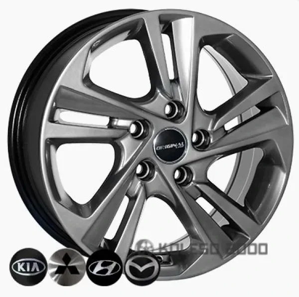 Zw BK5210 Hyundai Mazda Kia Mitsubishi 6.5x16 5x114.3 ET45 DIA 67.1 HB Zw BK5210 Hyundai Mazda Kia Mitsubishi 6.5x16 5x114.3 ET45 DIA 67.1 HB