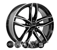 Zw BK690 Audi Volkswagen 9x20 5x130 ET60 DIA 71.6 BP