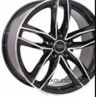 Zw BK690 7.5x17 5x112 ET38 DIA 66.6 Black