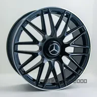 Replica Mercedes * A370 8.5x20 5x112 ET36 DIA 66.6 Satin Black