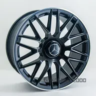 Replica Mercedes * 9370 9.5x19 5x112 ET45 DIA 66.6 Satin Black