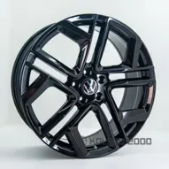 Replica Volkswagen GT 3S1243 8.5x20 5x112 ET38 DIA 57.1 Black
