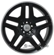 Wsp Italy Mercedes W766 AMG Nero 10x21 5x112 ET56 DIA 66.6 DULL BLACK R POLISHED