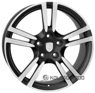 Wsp Italy Porsche W1054 Saturn 11x20 5x130 ET68 DIA 71.6 DULL BLACK POLISHED