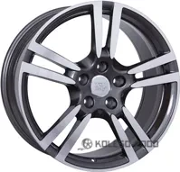 Wsp Italy Porsche W1054 Saturn 9.5x21 5x130 ET53 DIA 71.6 DULL BLACK