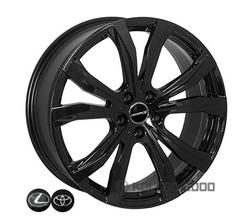 Zw 7764 Lexus, Toyota 8x20 5x114.3 ET30 DIA 60.1 Black Zw 7764 Lexus, Toyota 8x20 5x114.3 ET30 DIA 60.1 Black