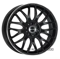 Mak Arrow 8.5x20 5x112 ET29 DIA 66.6 GLOSS BLACK MIRROR RING
