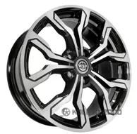 Wsp Italy WD002 7.5x18 5x112 ET46 DIA 57.1 GLOSSY BLACK POLISHED