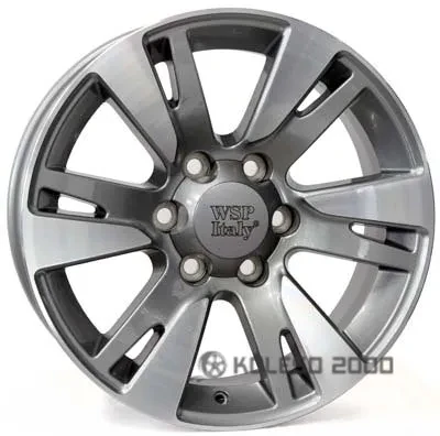 WSP Italy (TOYOTA) W1765 VENERE 9.5x20 6x139.7 ET20 DIA 106.1 антрацит полированный WSP Italy (TOYOTA) W1765 VENERE 9.5x20 6x139.7 ET20 DIA 106.1 антрацит полированный