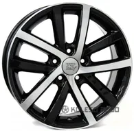 WSP Italy Volkswagen (W460) Rheia 6.5x16 5x112 ET54 DIA 57.1 GLOSSY BLACK POLISHED