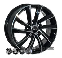 Zw BK5290 Skoda Volkswagen Seat 6.5x16 5x112 ET46 DIA 57.1 BP