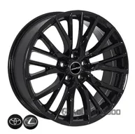 Zw BK5316 Lexus Toyota 8x20 5x114.3 ET30 DIA 60.1 Black