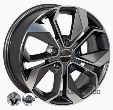 Zw BK5168 Kia Hyundai Mitsubishi Mazda 6.5x15 5x108 ET37 DIA 65.1 GP Zw BK5168 Kia Hyundai Mitsubishi Mazda 6.5x15 5x108 ET37 DIA 65.1 GP