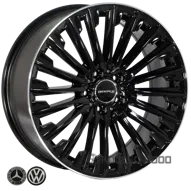 Zw BK3S1348 8x19 5x112 ET42 DIA 66.6 BL