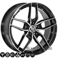Zw YA8261 8x18 5x114.3 ET35 DIA 73.1 BP