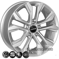 Zf TL0509NW Volkswagen Skoda Audi Seat 7x17 5x112 ET40 DIA 57.1 silver