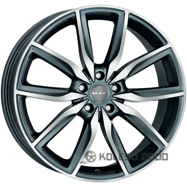 Mak Allianz 8x20 5x120 ET30 DIA 72.6 GUN MET-MIRROR FACE Mak Allianz 8x20 5x120 ET30 DIA 72.6 GUN MET-MIRROR FACE