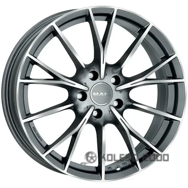 Mak FABRIK 8x18 5x112 ET30 DIA 66.6 GUN MET-MIRROR FACE Mak FABRIK 8x18 5x112 ET30 DIA 66.6 GUN MET-MIRROR FACE