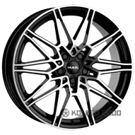 Mak KOENIG 8.5x19 5x112 ET25 DIA 66.6 Black Mirror