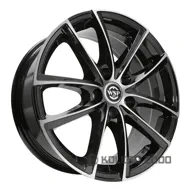 Wsp Italy WD001 7x17 5x112 ET40 DIA 57.1 GLOSSY BLACK POLISHED