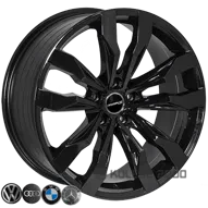 Zw BK3S5492 9.5x21 5x112 ET30 DIA 66.6 Black