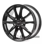 Autec Brixen 7.5x18 5x108 ET49 DIA 65.1 Schwarz glanzend