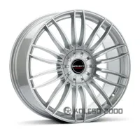 Borbet CW3 7.5x18 5x160 ET50 DIA 65.1 Sterling Silver