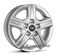 Borbet CWD 7x17 5x114.3 ET45 DIA 66.1 crystal silver