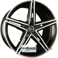 Borbet XRS 8.5x19 5x112 ET40 DIA 72.6 Black Polished Glossy