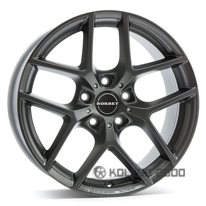 Borbet Y 7x16 5x112 ET38 DIA 66.5 Titan Matt Borbet Y 7x16 5x112 ET38 DIA 66.5 Titan Matt