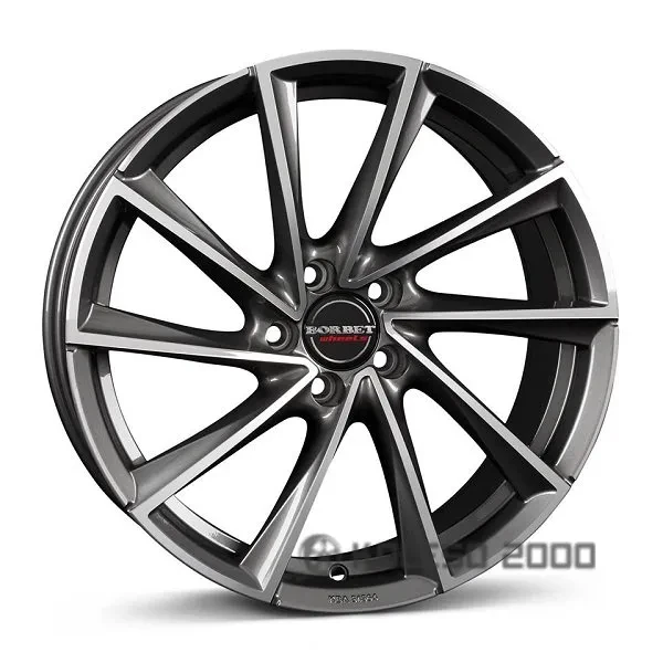 Borbet VTX 8x18 5x114.3 ET48 DIA 72.6 Graphite polished Borbet VTX 8x18 5x114.3 ET48 DIA 72.6 Graphite polished
