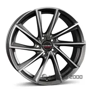 Borbet VTX 8x18 5x114.3 ET48 DIA 72.6 Graphite polished