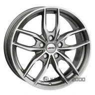 Autec Bavaris 7x16 5x112 ET47 DIA 66.6 Titansilber poliert
