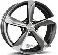 Borbet S 10x22 5x130 ET55 DIA 71.6 Graphite polished matt