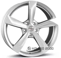 Borbet S 8x18 5x112 ET45 DIA 72.6 Brilliant Silver