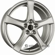 Borbet F2 7.5x18 5x114.3 ET45 DIA 60.1 Brilliant Silver